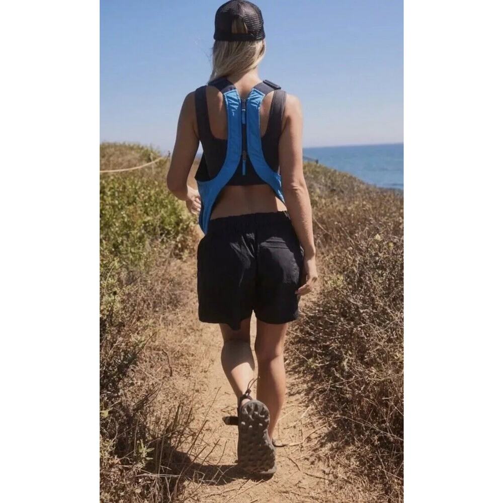 Free People Movement Outdoor Pursuit Utility Blue Vest One Size - Picture 2 of 6